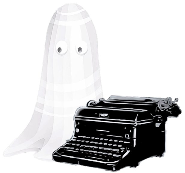 Ghost With Typewriter